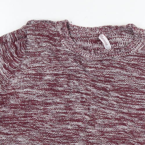 Marisota Womens Red Round Neck Acrylic Pullover Jumper Size 16 - Size 16-18