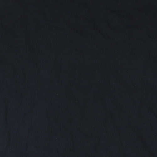 Purple Rain Womens Black Cotton Basic T-Shirt Size 24 Round Neck - Logo
