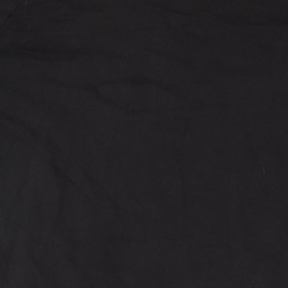 adidas Mens Black Cotton T-Shirt Size XL Round Neck