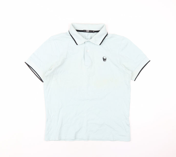 Markus Lupfer Boys Green Cotton Basic Polo Size S Collared Button