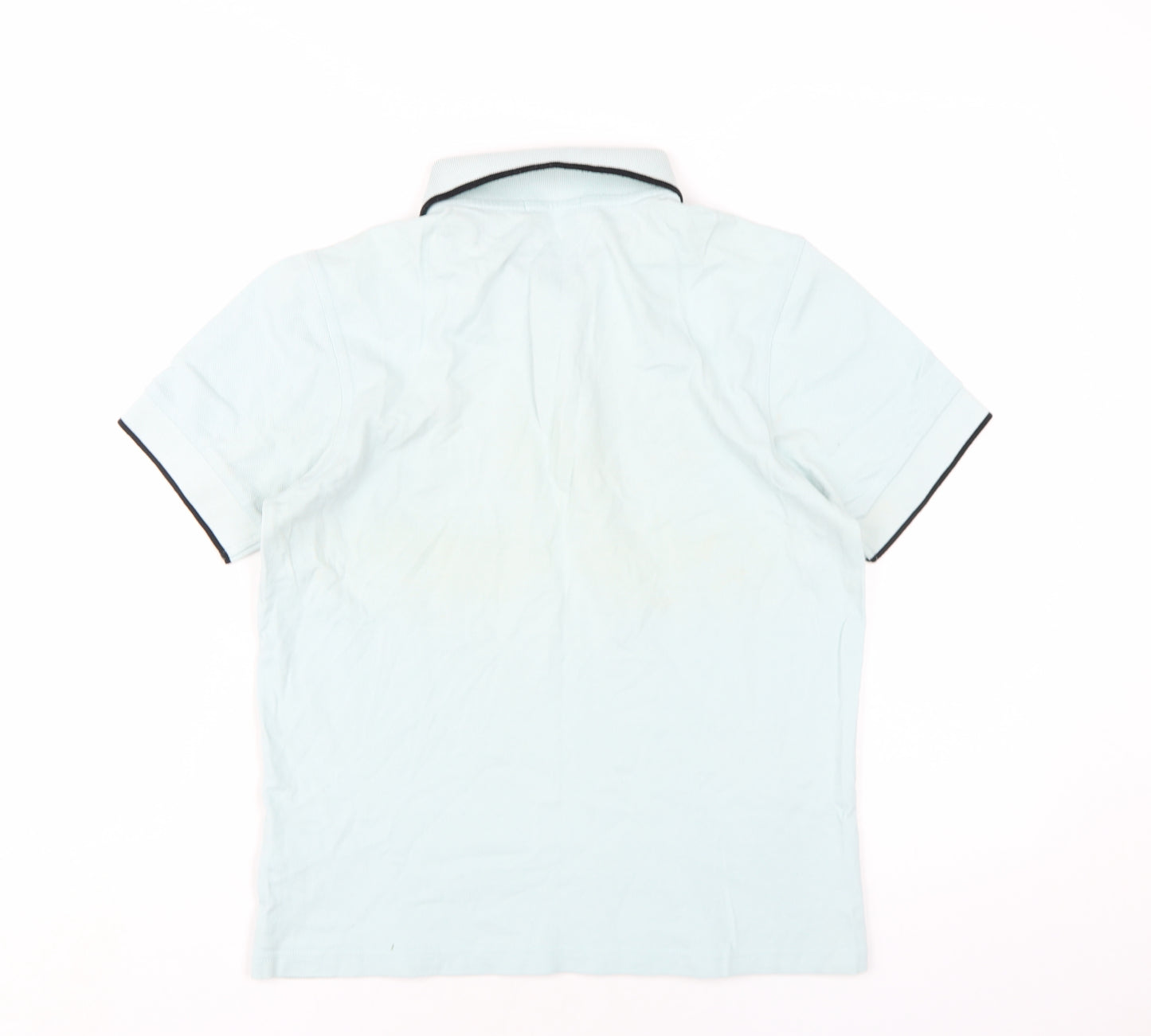 Markus Lupfer Boys Green Cotton Basic Polo Size S Collared Button