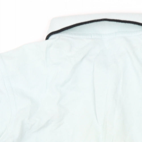 Markus Lupfer Boys Green Cotton Basic Polo Size S Collared Button