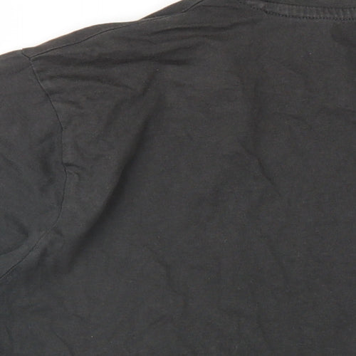 Nils Sundstrom Mens Grey Cotton T-Shirt Size M Round Neck
