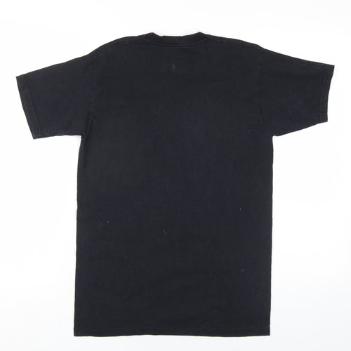 Muhammad Ali Mens Black Cotton T-Shirt Size XS Round Neck