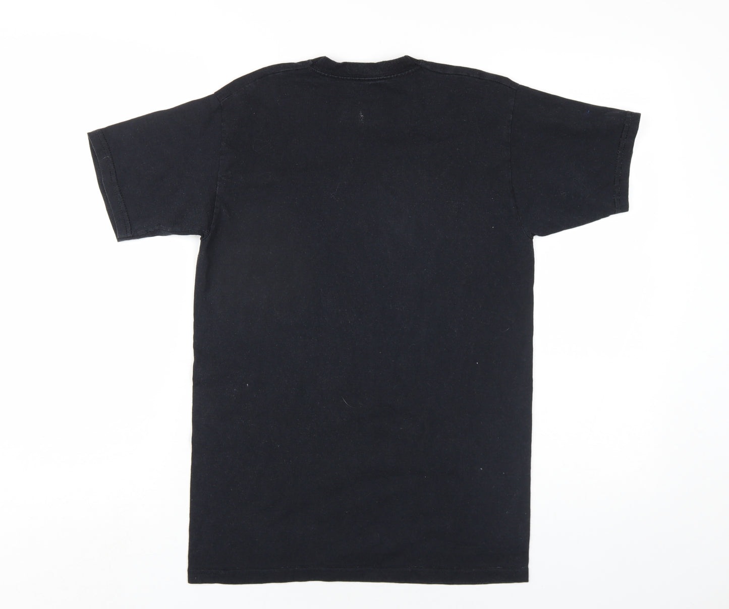 Muhammad Ali Mens Black Cotton T-Shirt Size XS Round Neck