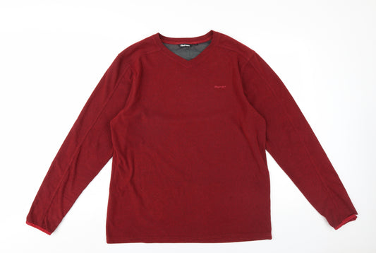 Rohan Mens Red Polyester Pullover Sweatshirt Size M