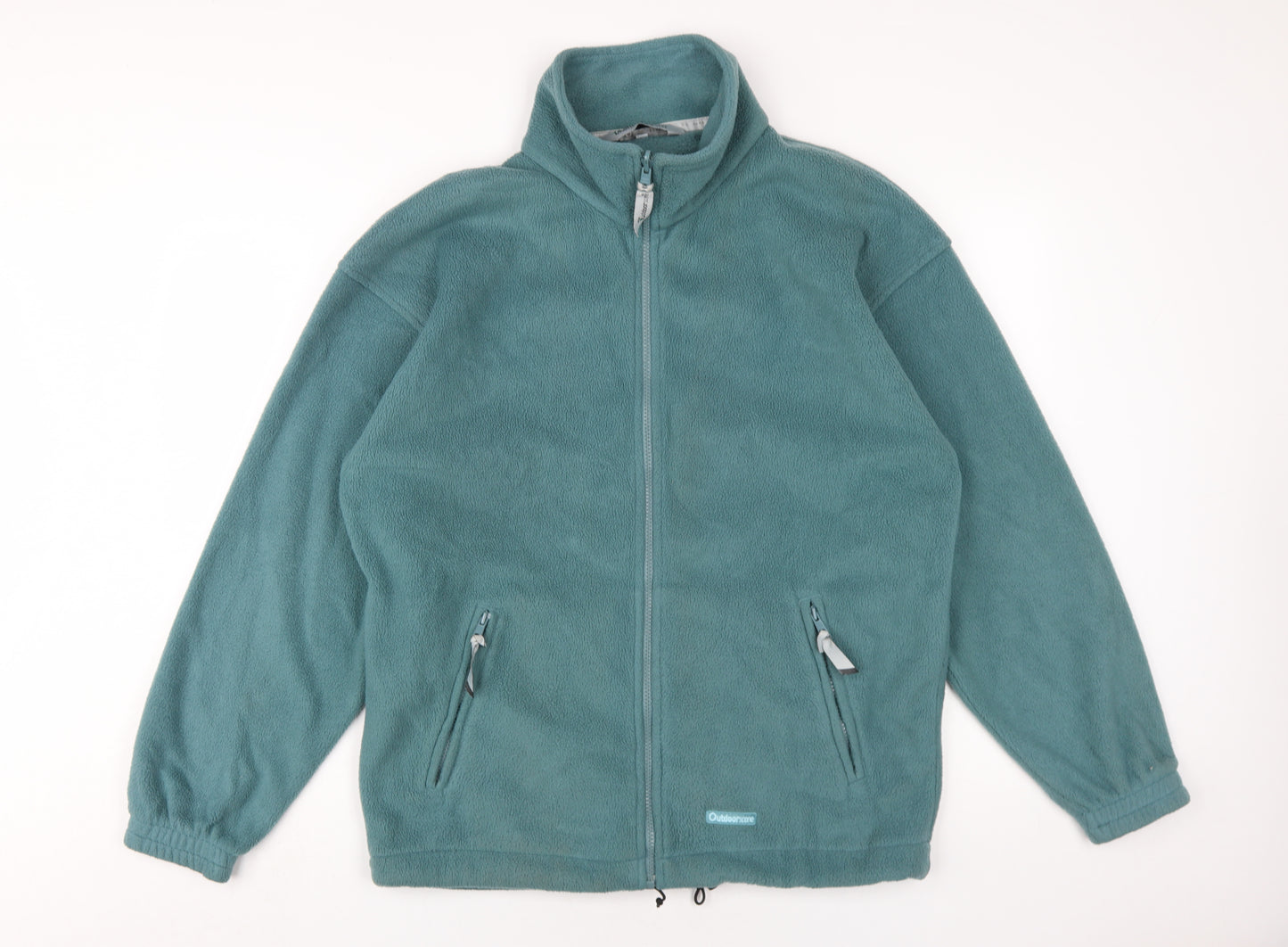 Outdoor Scene Womens Blue Jacket Size M Zip