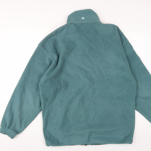 Outdoor Scene Womens Blue Jacket Size M Zip