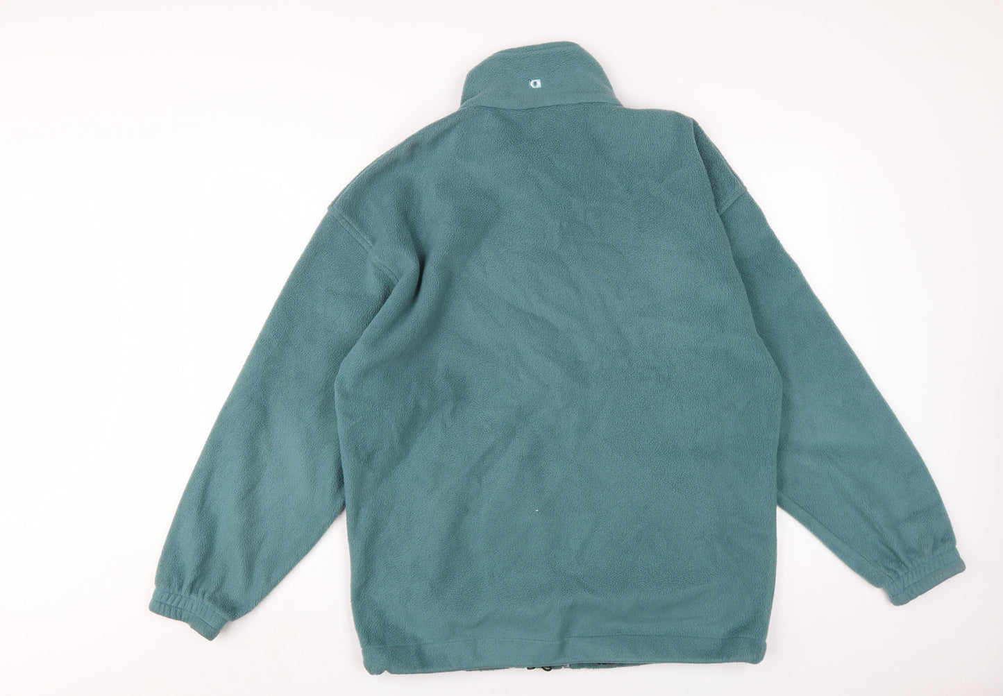 Outdoor Scene Womens Blue Jacket Size M Zip