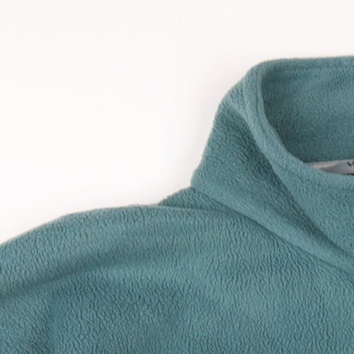 Outdoor Scene Womens Blue Jacket Size M Zip