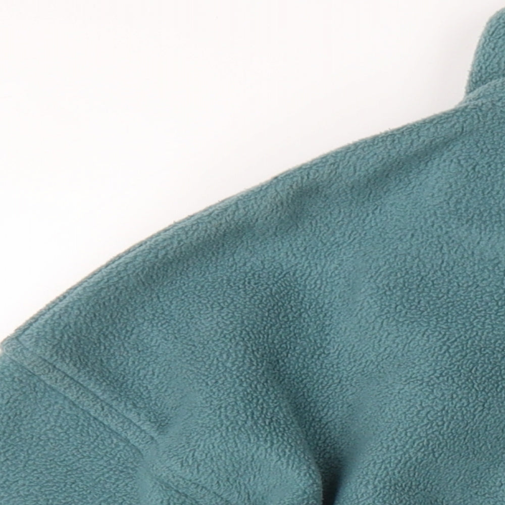 Outdoor Scene Womens Blue Jacket Size M Zip