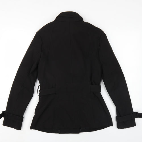 Kenneth Cole Womens Black Jacket Coat Size XS Zip