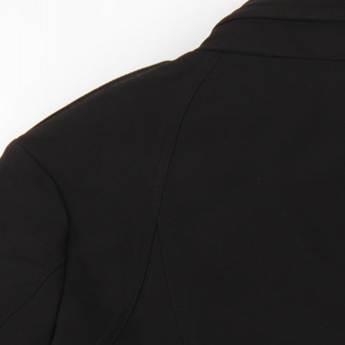 Kenneth Cole Womens Black Jacket Coat Size XS Zip