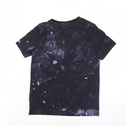 Star Wars Boys Black Cotton Basic T-Shirt Size 9 Years Round Neck Pullover - Baby Yoda