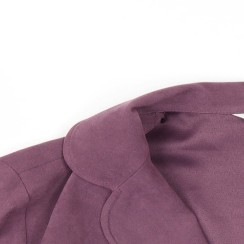EWM Womens Purple Jacket Size 16 Button