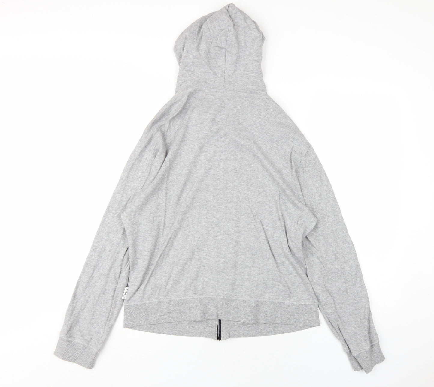 Everlast Womens Grey Cotton Full Zip Hoodie Size 16 Zip