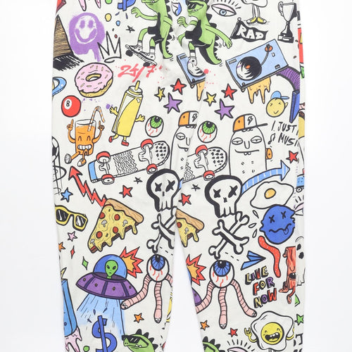 NEXT Boys Multicoloured Geometric Cotton Pyjama Pants Size 16 Years - Cartoon design, Pyjama Pants