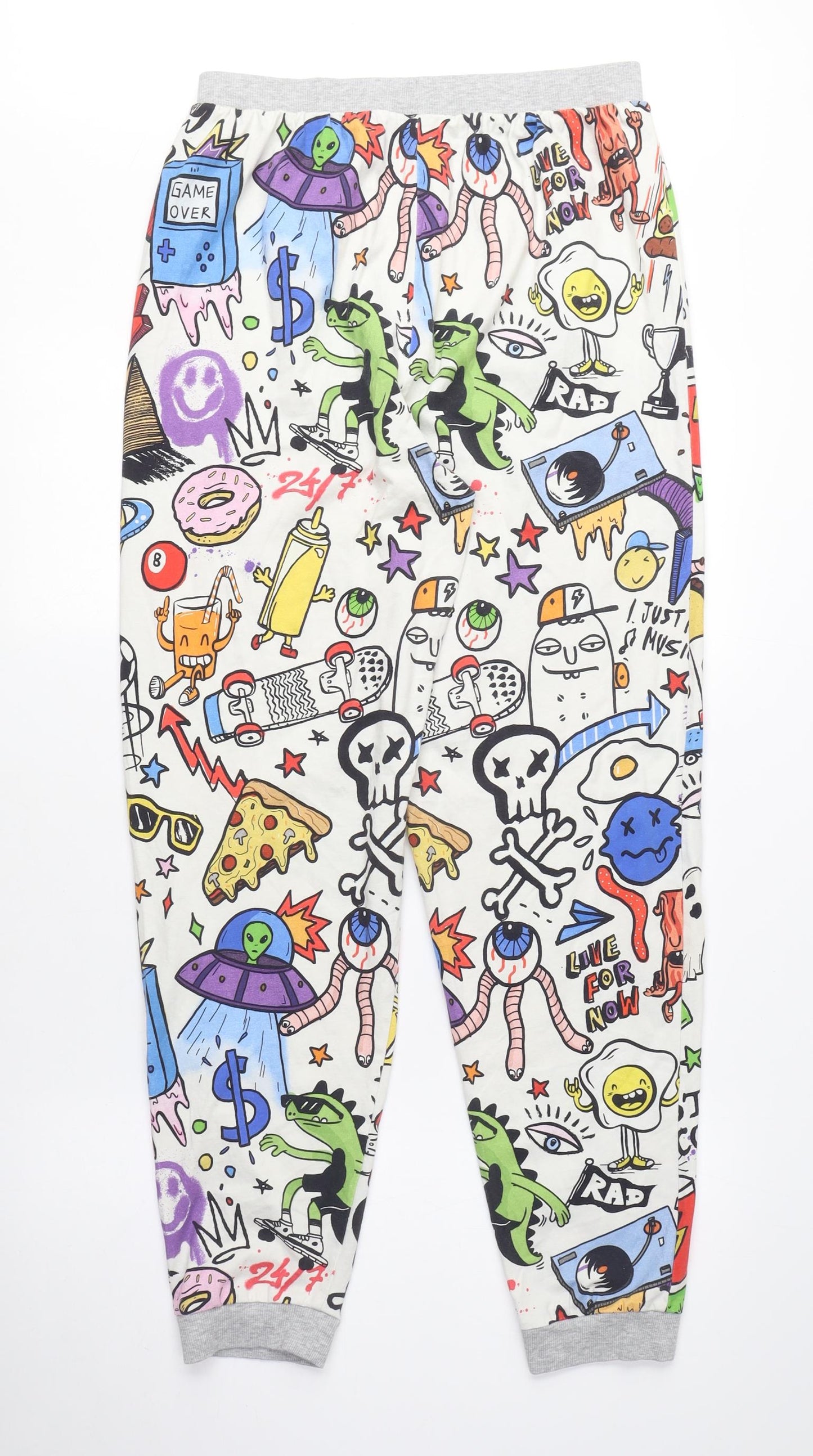 NEXT Boys Multicoloured Geometric Cotton Pyjama Pants Size 16 Years - Cartoon design, Pyjama Pants