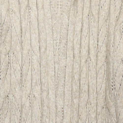JOIE Womens Beige V-Neck Polyamide Cardigan Jumper Size M - Long Cardigan