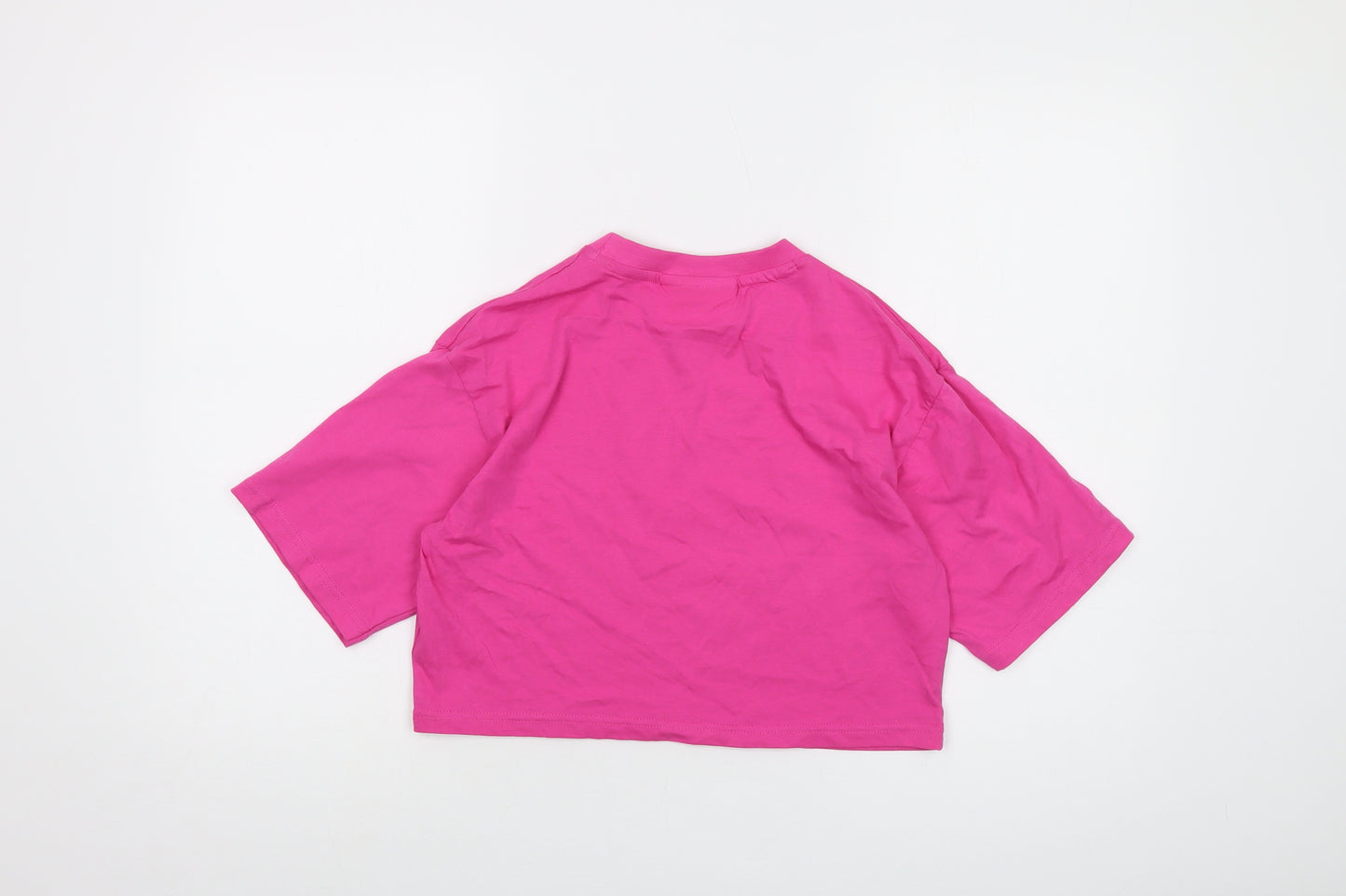 Juicy Couture Womens Pink Cotton Basic T-Shirt Size XS Crew Neck