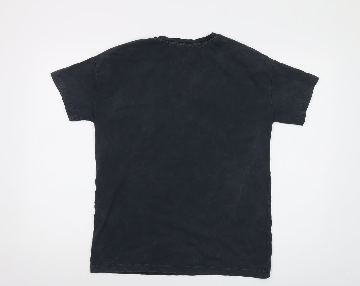 The Beatles Mens Grey Cotton T-Shirt Size M Crew Neck