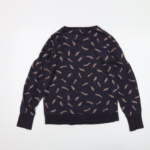 Boden Womens Grey Geometric Viscose Pullover Sweatshirt Size S Pullover
