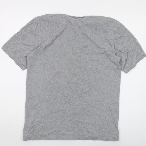 Nike Mens Green Cotton T-Shirt Size L Crew Neck
