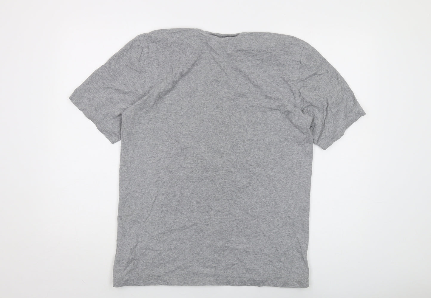 Nike Mens Green Cotton T-Shirt Size L Crew Neck