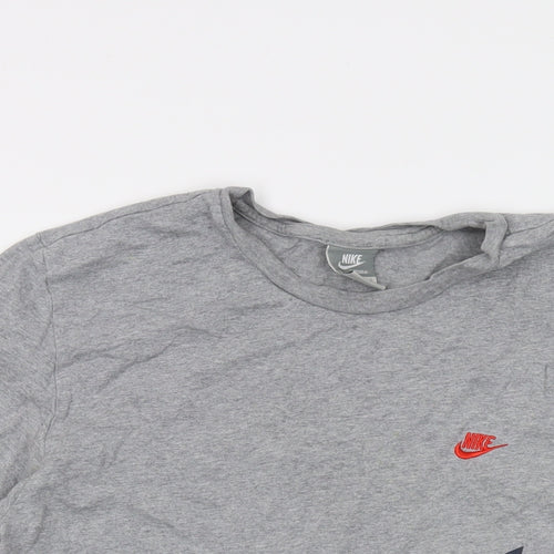 Nike Mens Green Cotton T-Shirt Size L Crew Neck