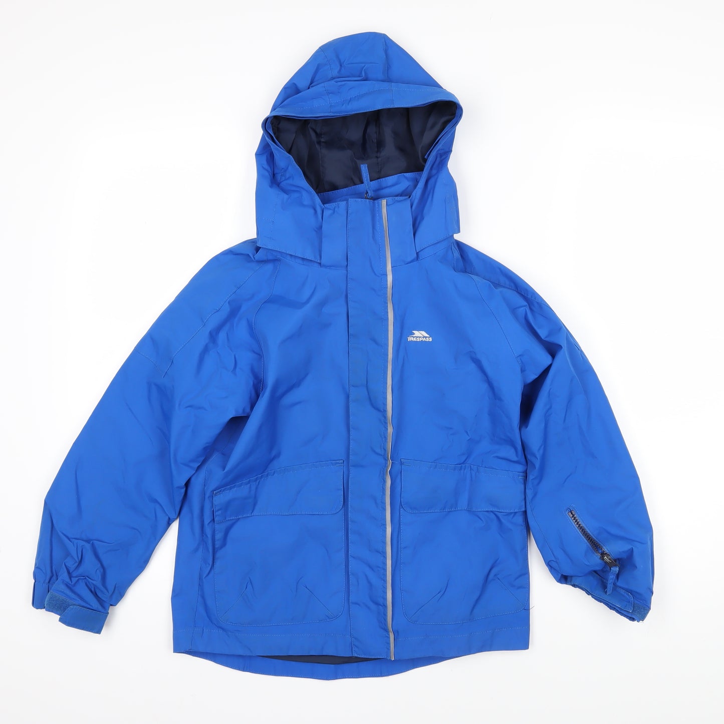 Trespass Boys Blue Jacket Coat Size 7-8 Years Zip