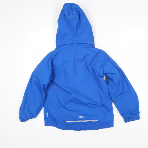 Trespass Boys Blue Jacket Coat Size 7-8 Years Zip