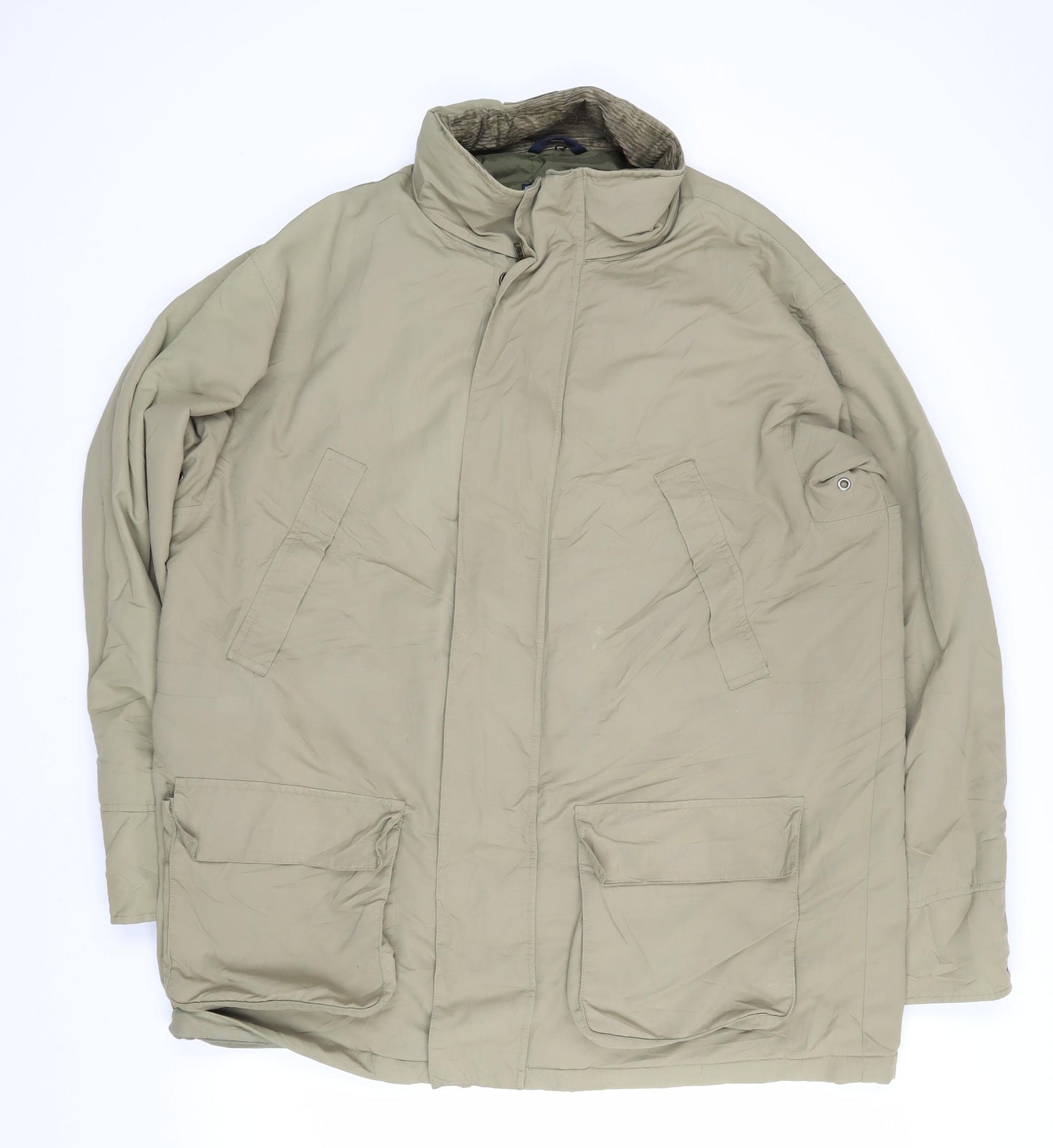 Charles Tyrwhitt Mens Green Jacket Coat Size L Zip