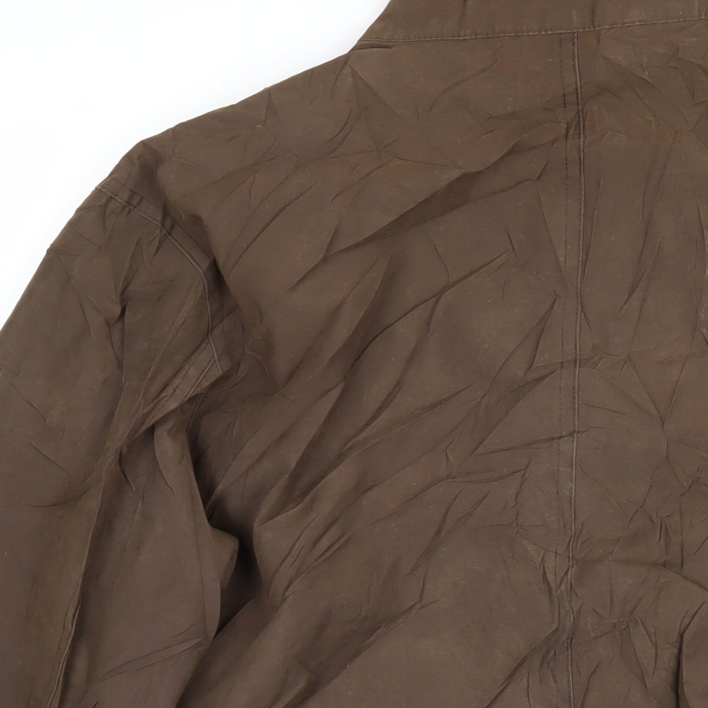 Lyle & Scott Mens Brown Bomber Jacket Jacket Size M Zip