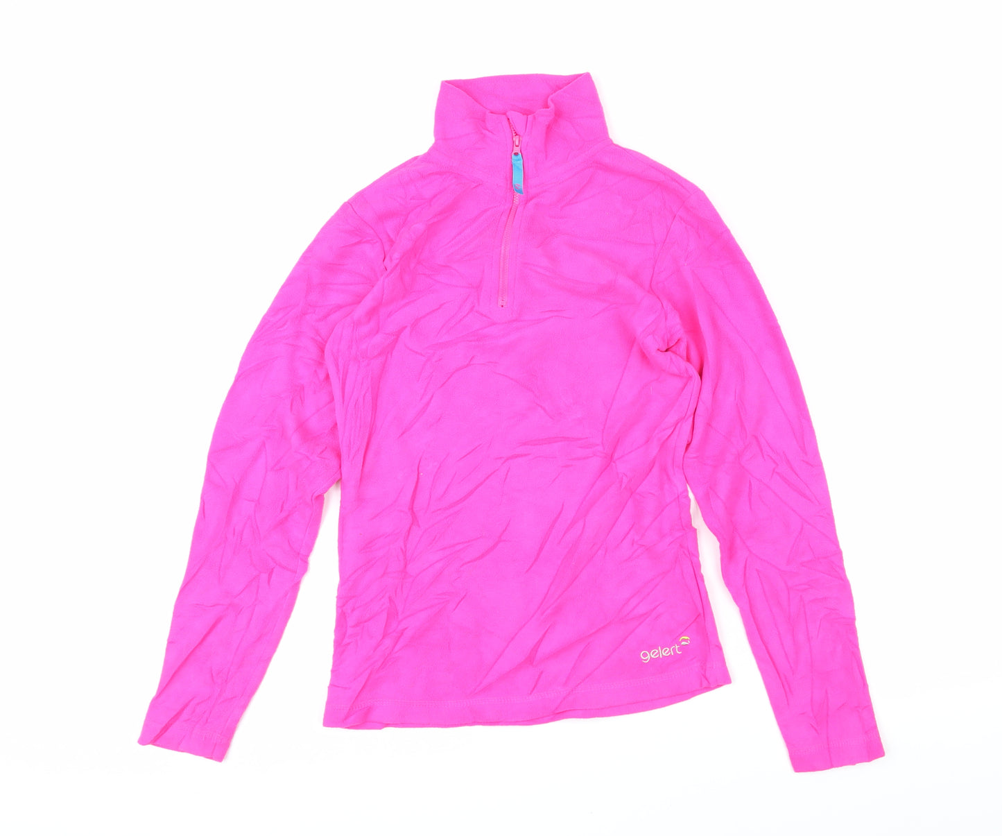 Gelert Girls Pink 100% Polyester Pullover Sweatshirt Size 13 Years Zip