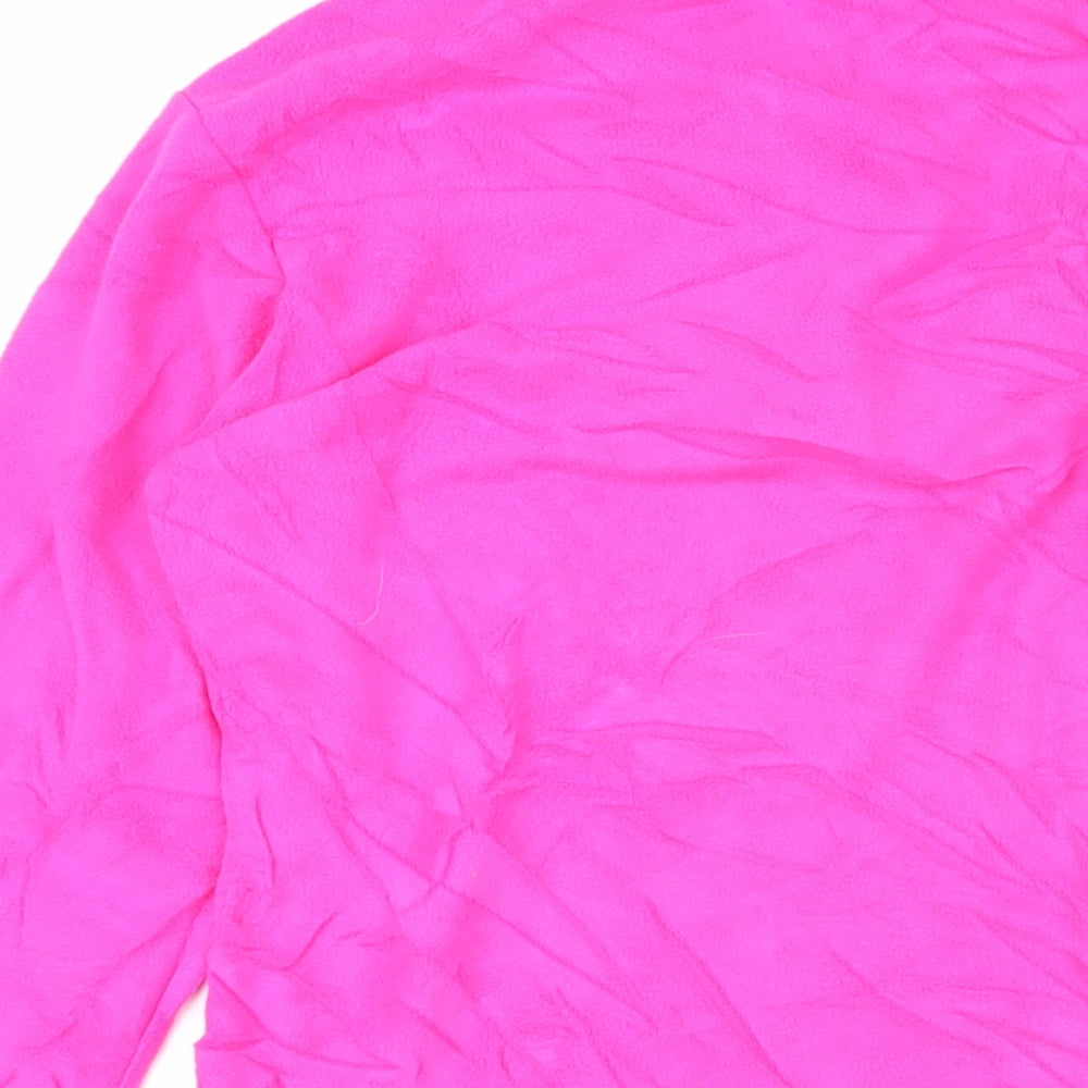 Gelert Girls Pink 100% Polyester Pullover Sweatshirt Size 13 Years Zip