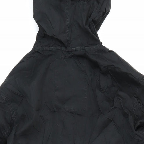 MCR Mens Black Jacket Coat Size S Zip