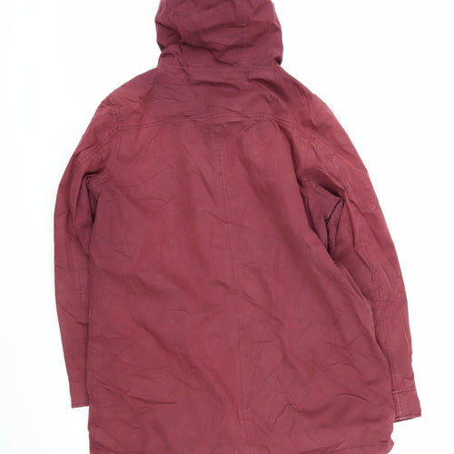 Seasalt Womens Red Jacket Coat Size 14 Zip