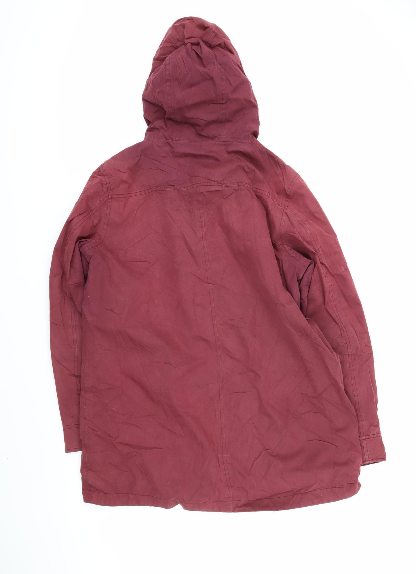 Seasalt Womens Red Jacket Coat Size 14 Zip