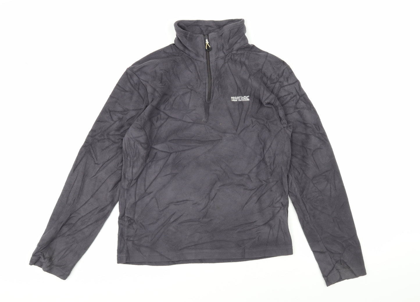 Regatta Womens Grey 100% Polyamide Pullover Sweatshirt Size 8 Zip