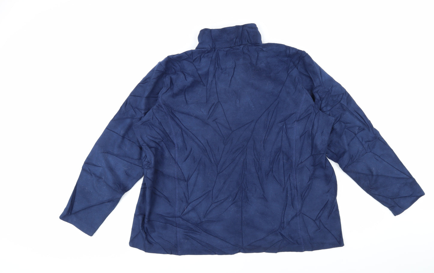 Lands' End Mens Blue Polyester Pullover Sweatshirt Size XL