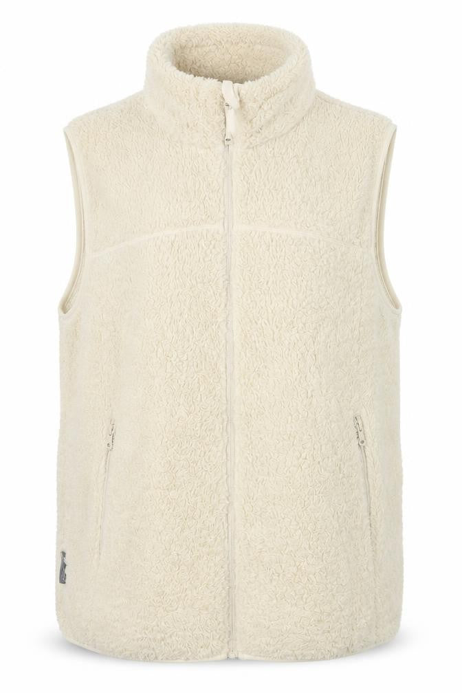 Mountain Life Womens Ivory Gilet Poncho Size 22 Zip