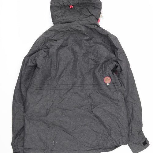 Burton Womens Grey Jacket Coat Size XL Zip