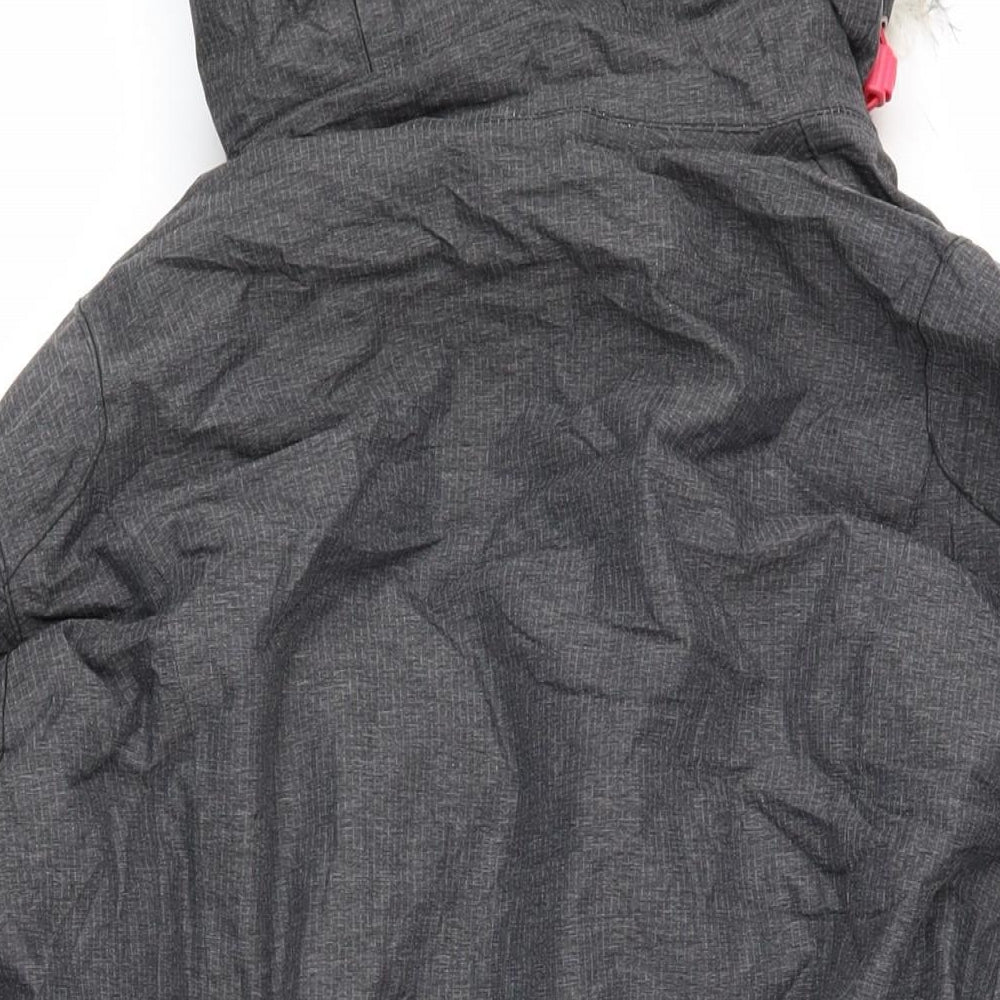 Burton Womens Grey Jacket Coat Size XL Zip