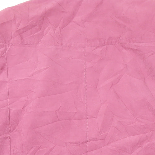 EWM Womens Pink Jacket Blazer Size 16 Button