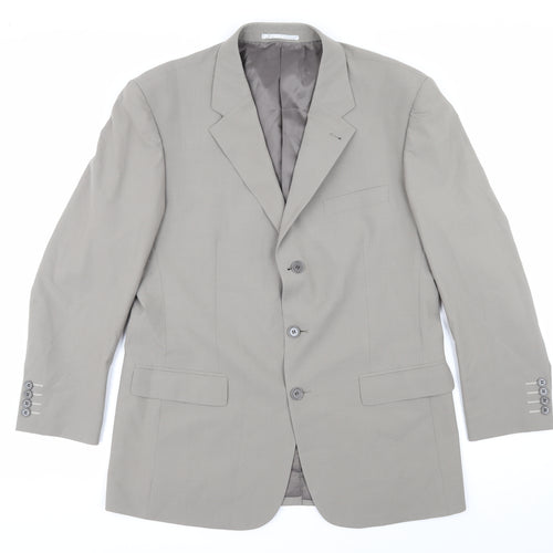 Skopes Mens Grey Wool Jacket Blazer Size 40 Regular