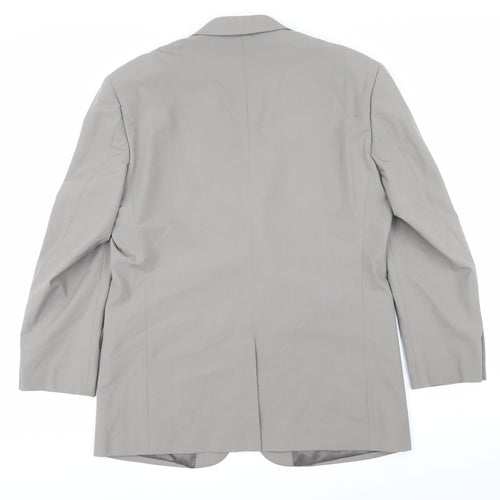 Skopes Mens Grey Wool Jacket Blazer Size 40 Regular