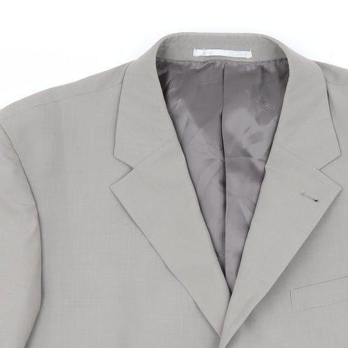 Skopes Mens Grey Wool Jacket Blazer Size 40 Regular