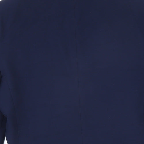 OneSix5ive Mens Blue Polyester Jacket Blazer Size 34 Regular