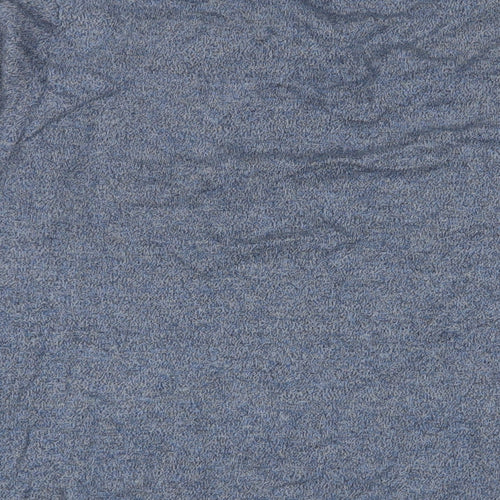 HUGO BOSS Mens Blue V-Neck Cotton Pullover Jumper Size XL Long Sleeve