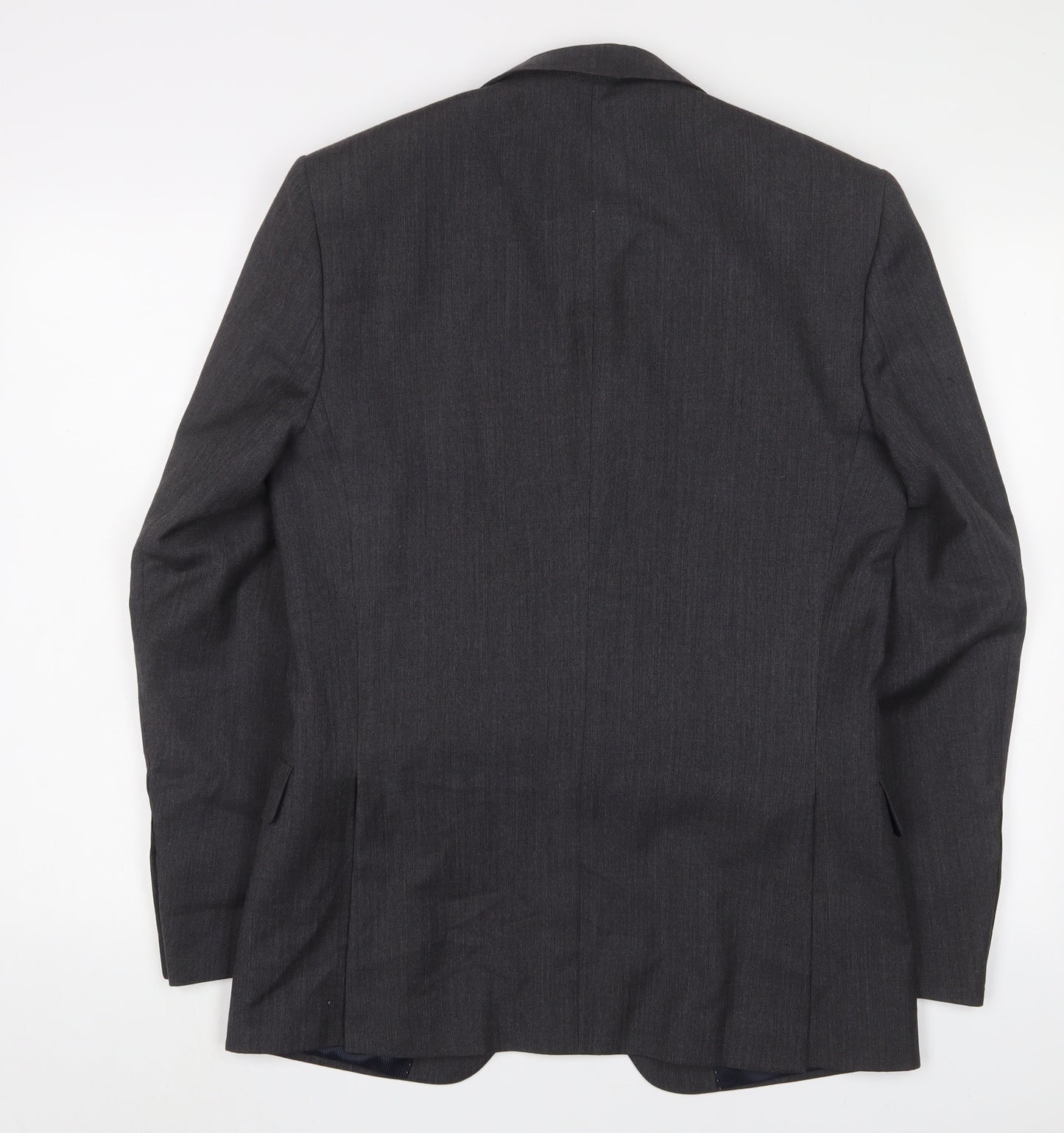 NEXT Mens Grey Wool Jacket Suit Jacket Size 38 Regular